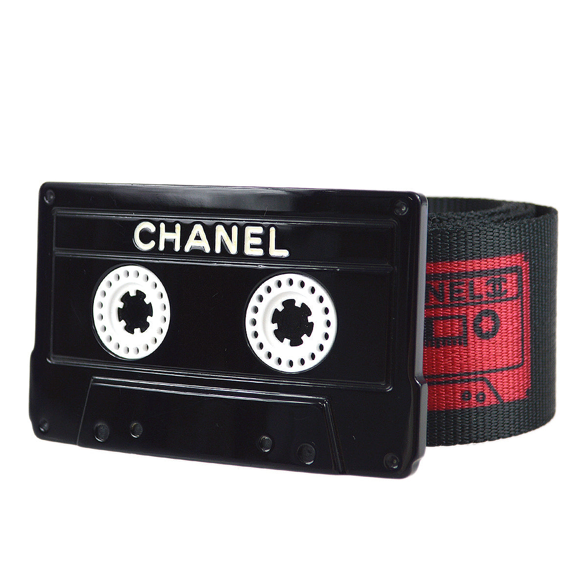 Luxury Chanel *2004 Spring Cassette Tape Belt #80