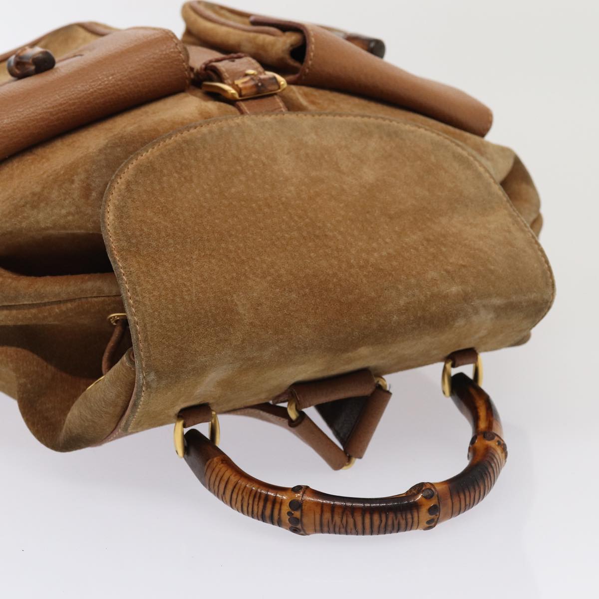 Luxury Gucci Trending 2025 Bamboo  Suede Backpack Bag