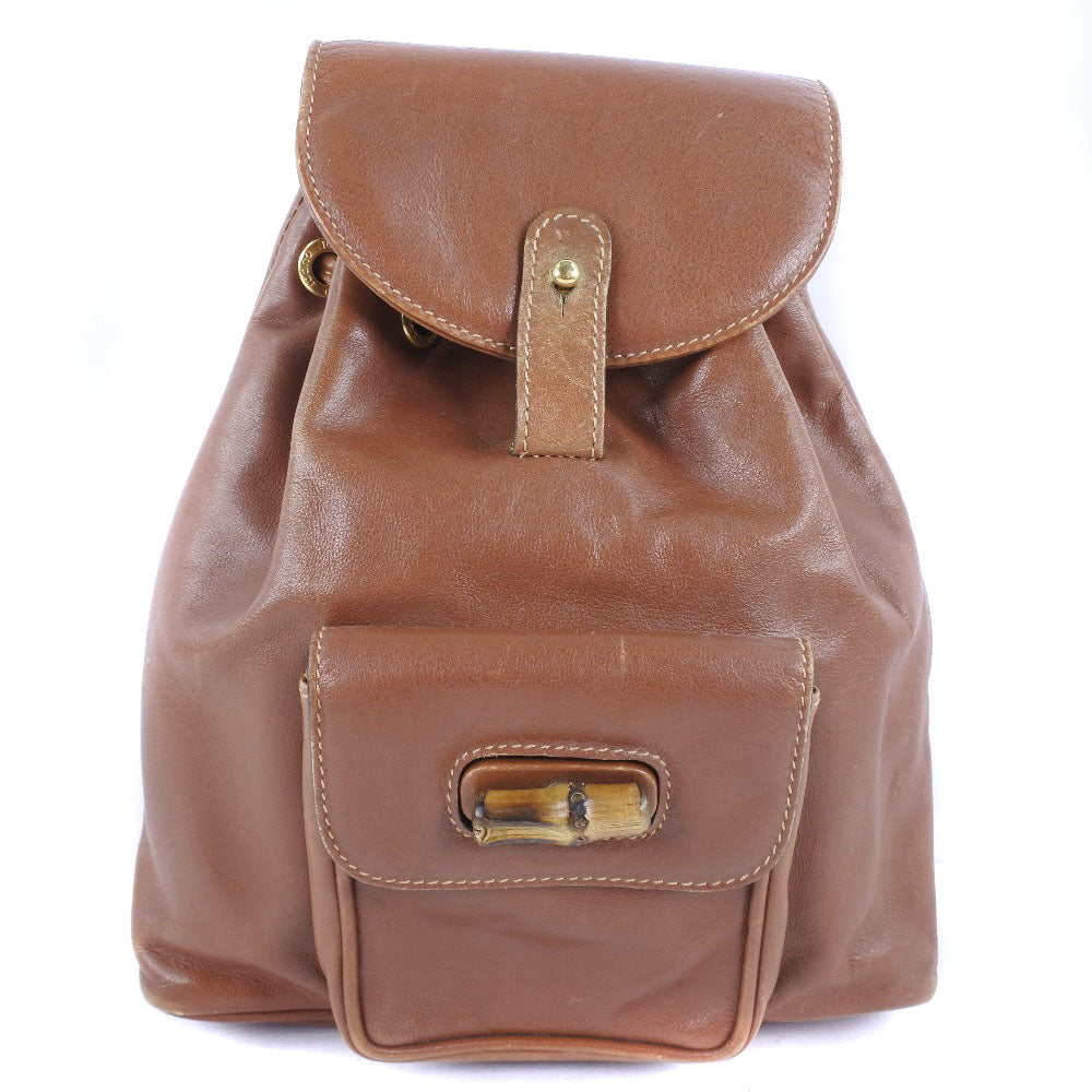 Luxury Gucci Trending 2025 Bamboo  Pony-Style Calfskin Backpack Bag