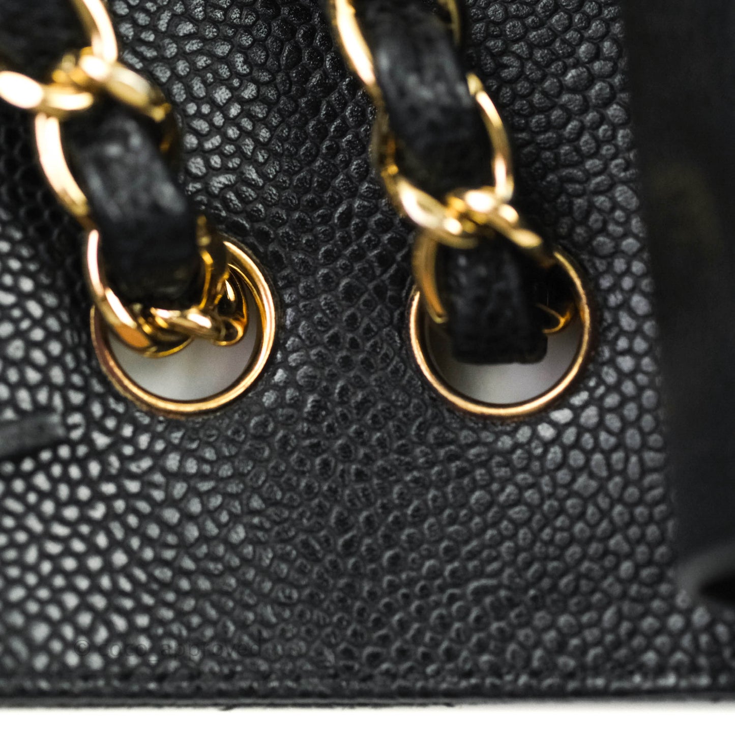 Chanel Jumbo Double Flap Black Caviar Gold Hardware⁣⁣