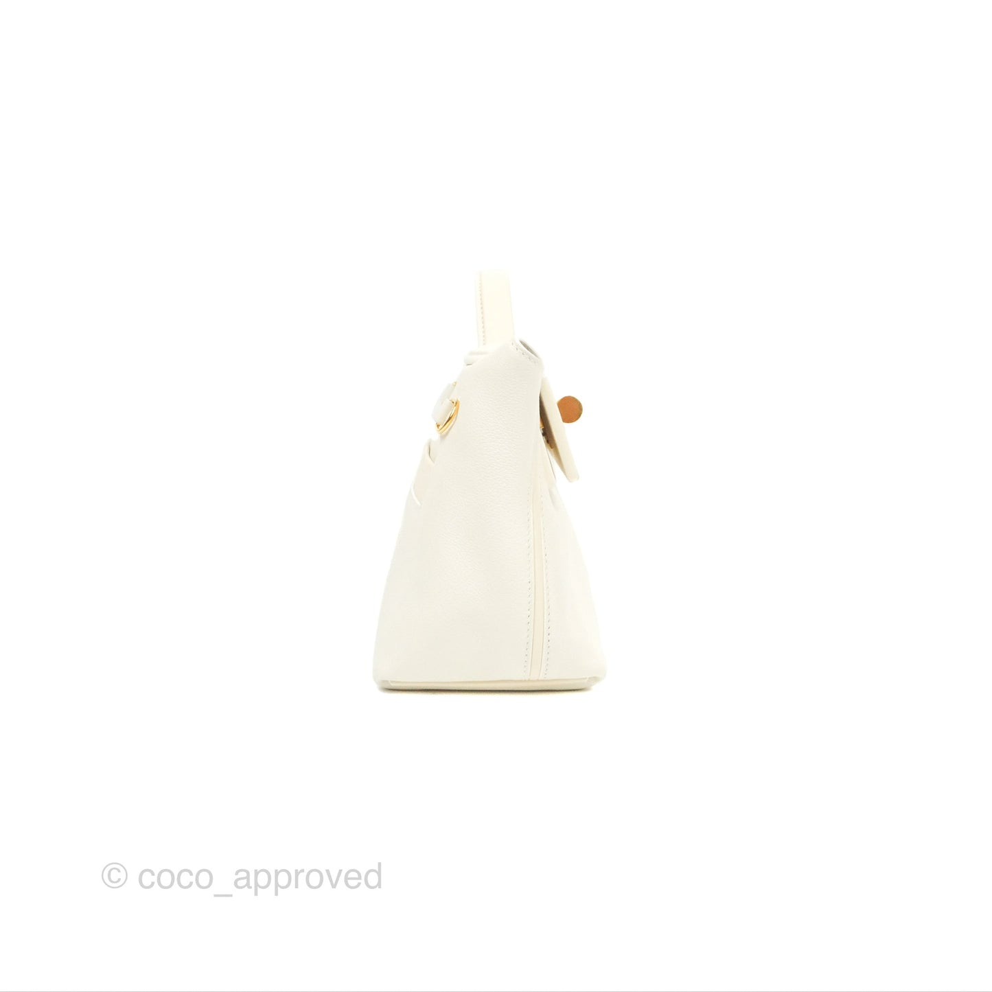 Hermès 24/24 21 Mini Blanc/Nata Evercolour/Swift Gold Hardware
