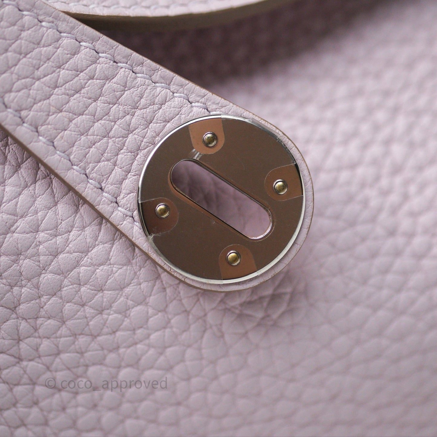 Hermès Lindy 26 Mauve Pale 09 Clemence Palladium Hardware