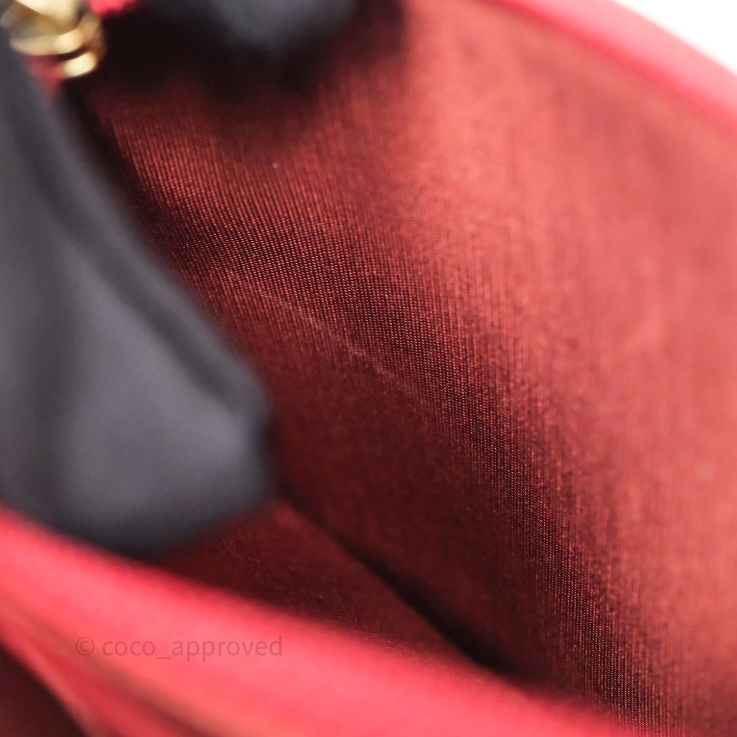 Chanel Boy Wallet on Chain WOC Red Caviar Aged Gold Hardware