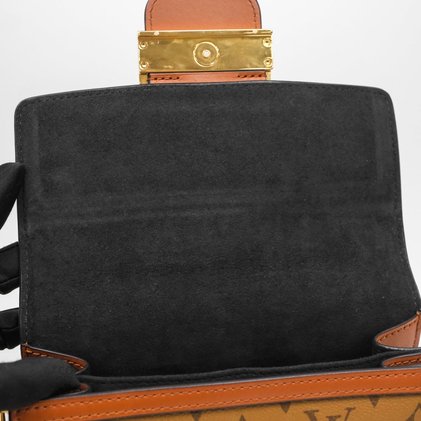 Louis Vuitton Mini Dauphine Monogram Tan Calfskin