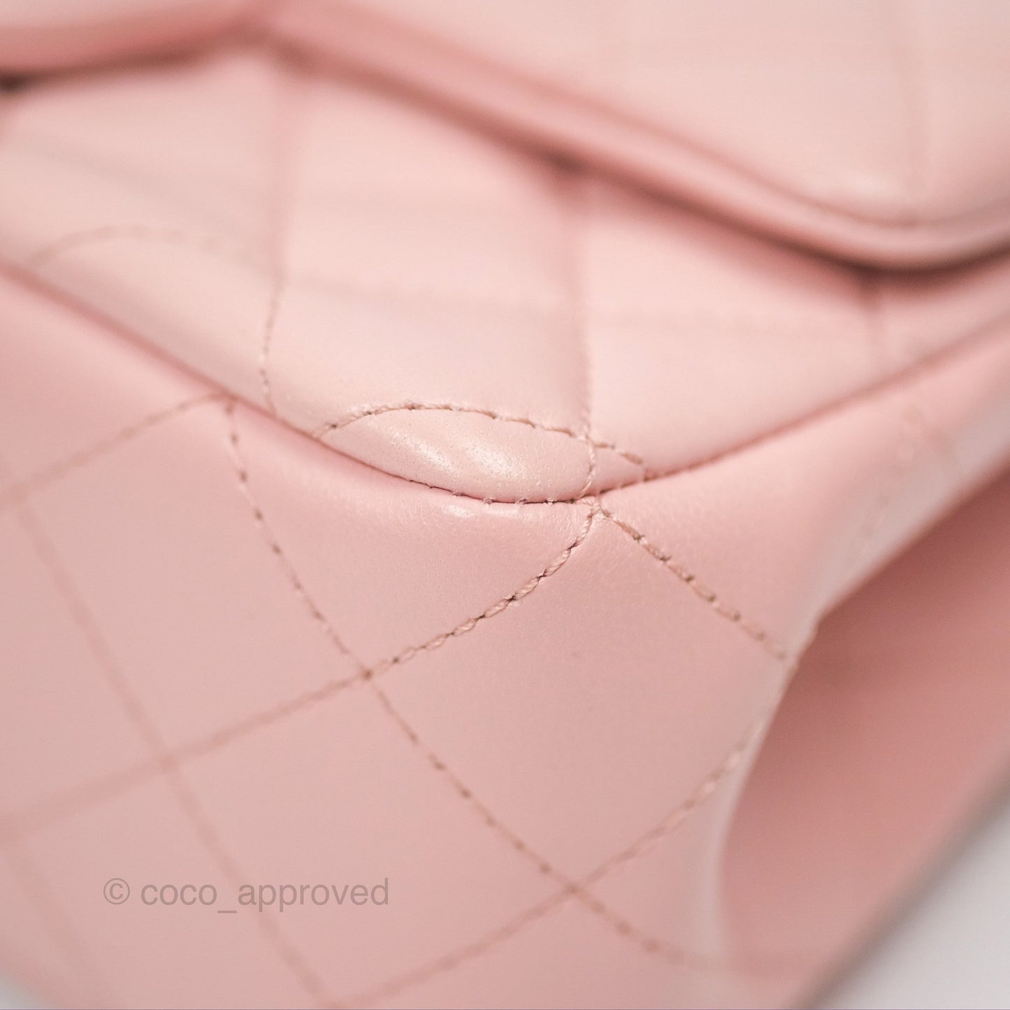 Chanel Sweet Camellia Mini Rectangular Flap Pink Lambskin Aged Gold Hardware 23S