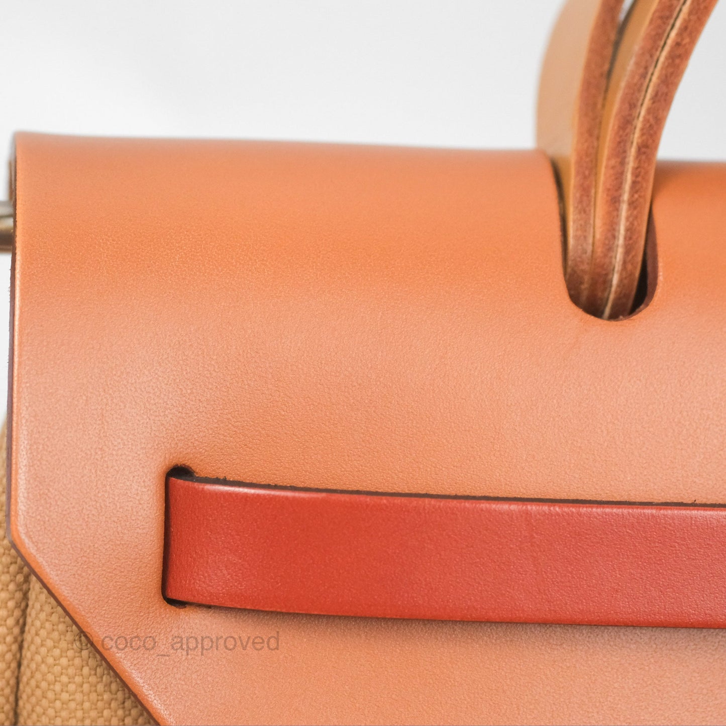 Hermès Herbag Zip 31 Retourne Chai 0M/ Natural Sable 21/ Fauve 34/ Cuivre 6C