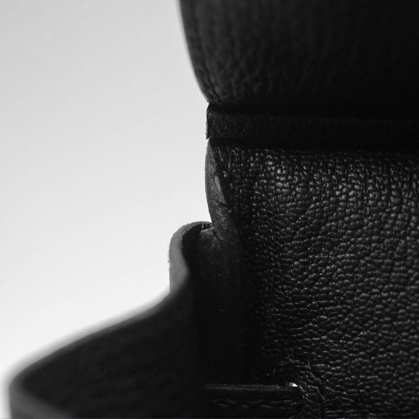 Hermès Retourne Birkin 25 Noir Togo Gold Hardware