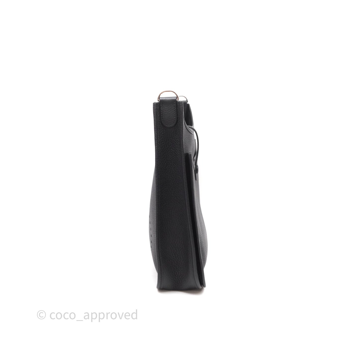 Hermes Evelyne III 29 Black Clemence Palladium Hardware