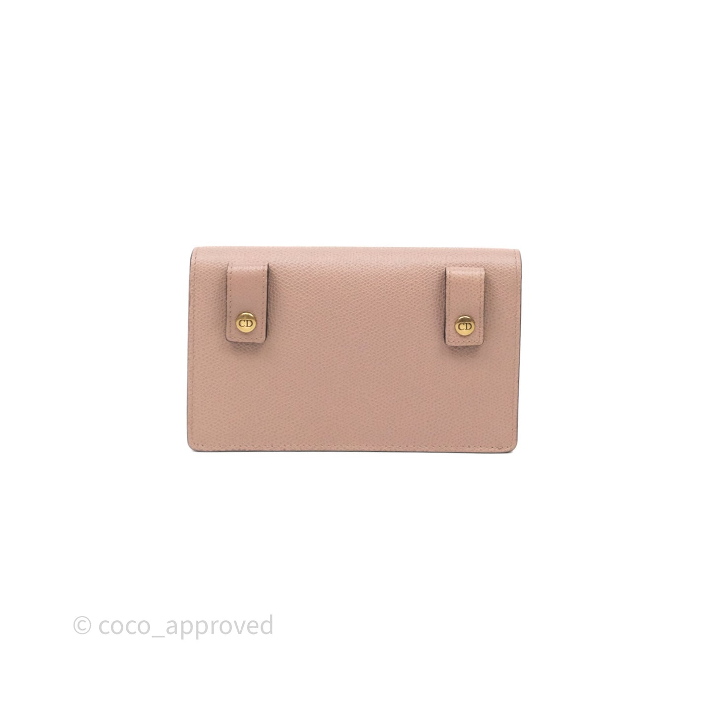 Christian Dior Saddle Belt Pouch Dusty Pink Matte Calfskin Gold Hardware