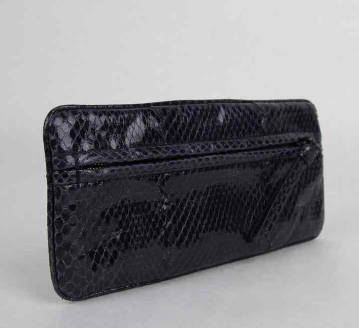 Luxury Bottega Veneta  Python Clutch Evening Bag