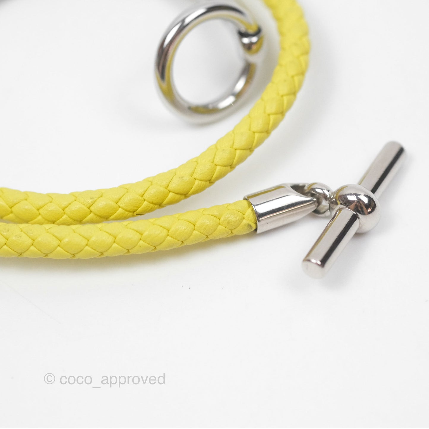 Hermès Glenan H Link Argo Bracelet Yellow Palladium Hardware