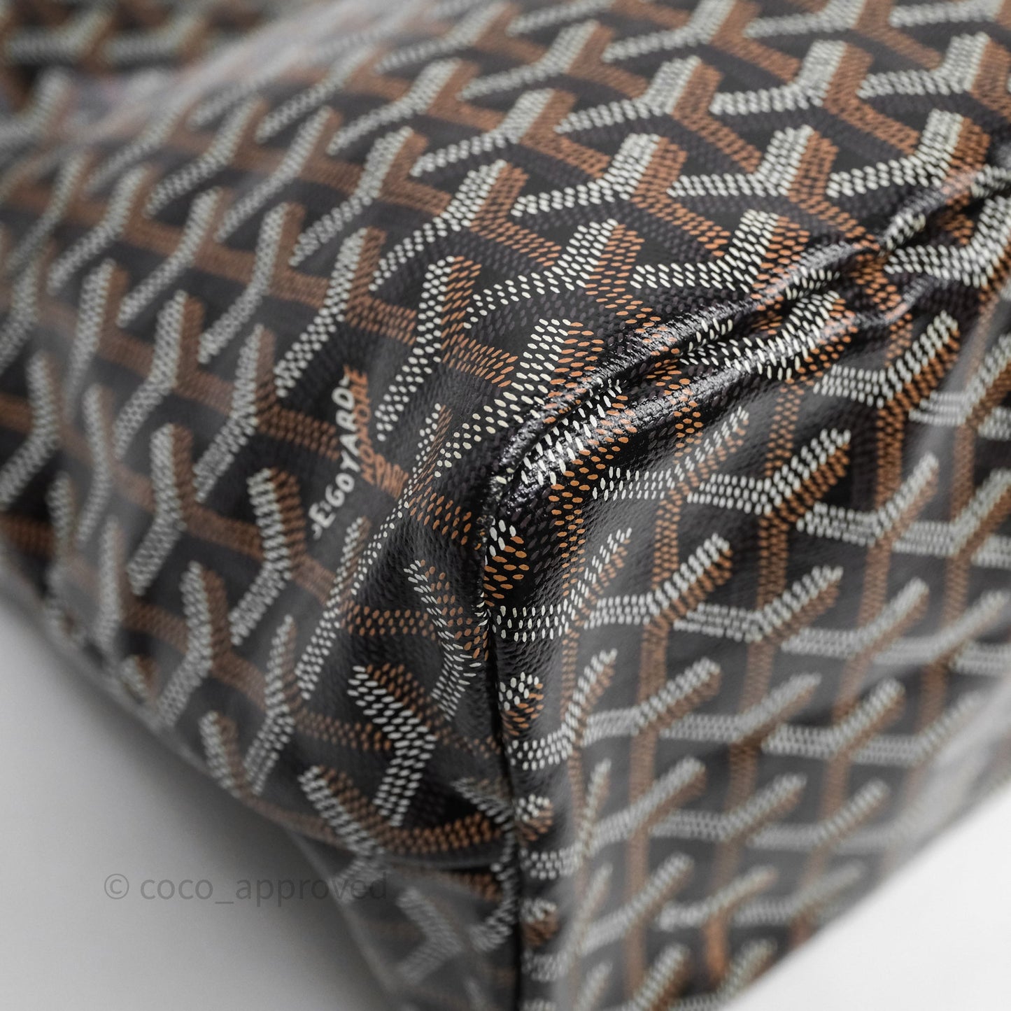 Goyard Bohème Hobo Bag Black & Tan