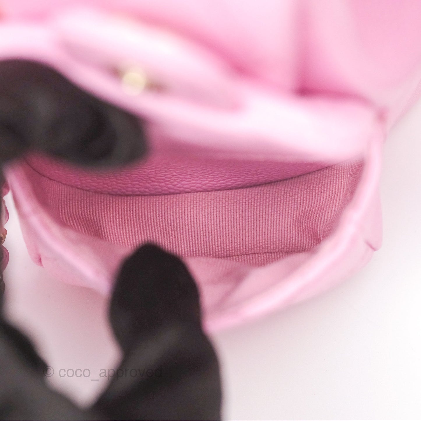 Chanel Mini Duma Backpack Pink Caviar Gold Hardware 23P