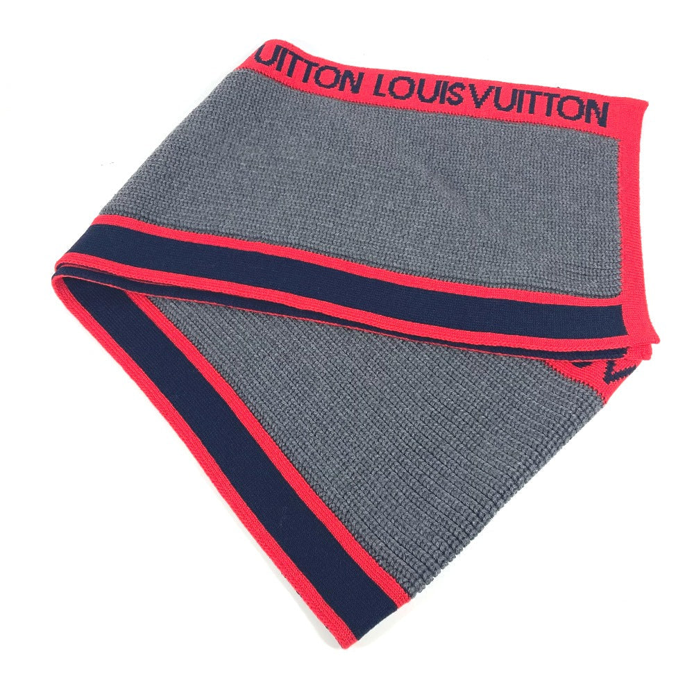 LOUIS VUITTON Scarf M71255 wool Red Elshap LV Generation