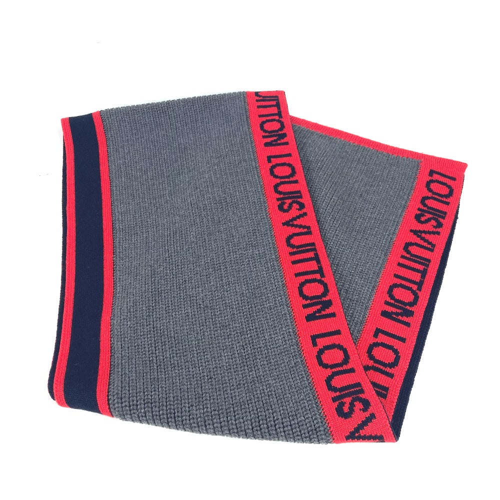 LOUIS VUITTON Scarf M71255 wool Red Elshap LV Generation