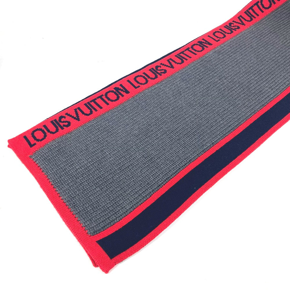 LOUIS VUITTON Scarf M71255 wool Red Elshap LV Generation