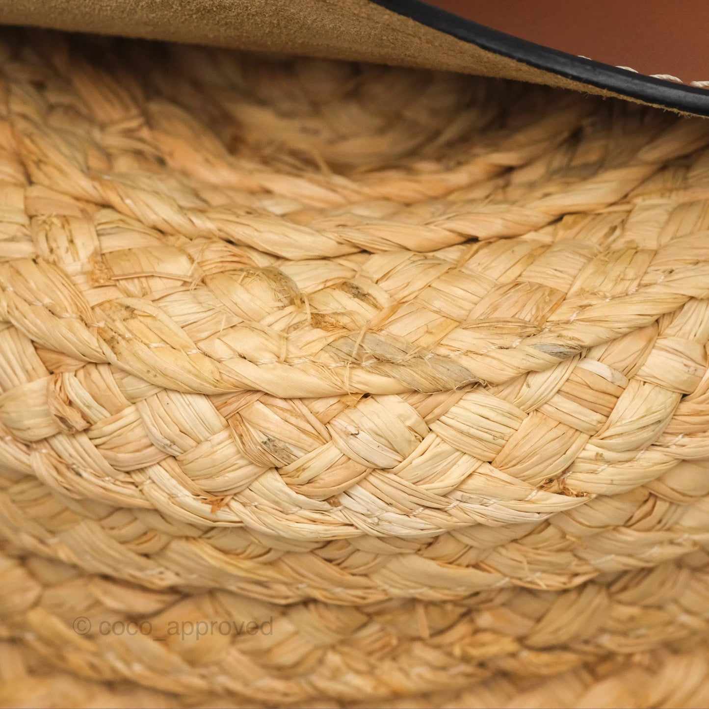 Loewe Small Raffia Gate Bag Smooth Calfskin in Tan