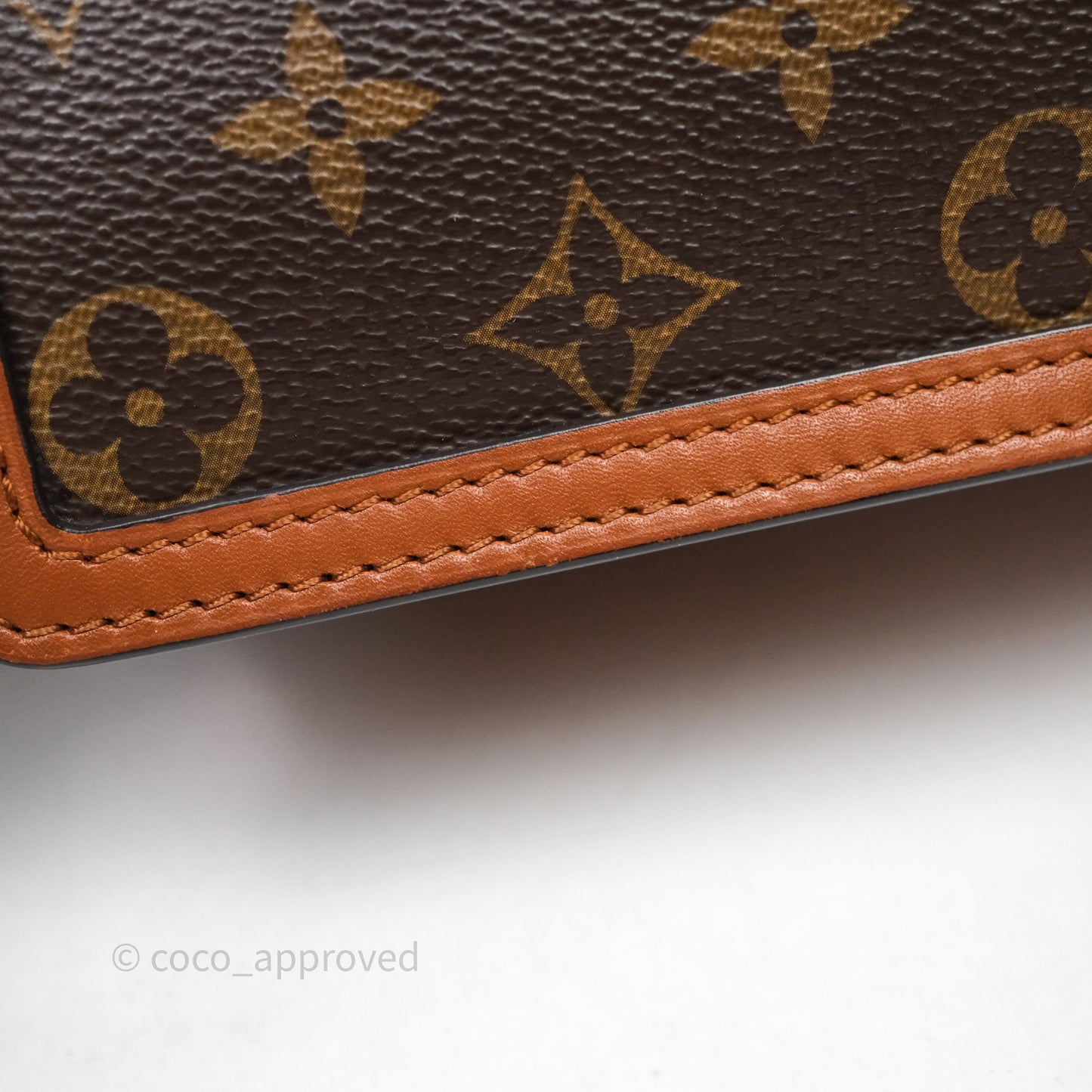 Louis Vuitton Mini Dauphine Monogram Tan Calfskin