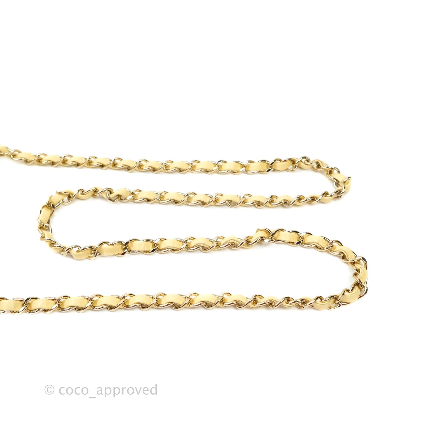Chanel Mini Square Pale Yellow Lambskin Gold Hardware 21C