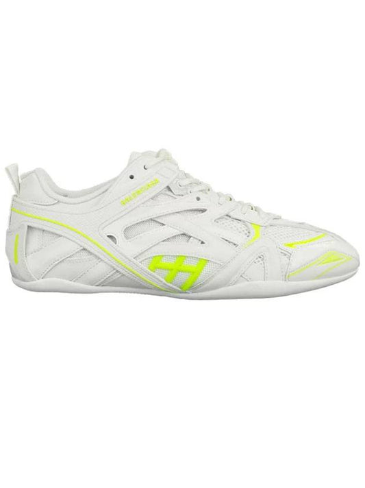 Luxury Balenciaga Drive Low Top Sneakers Fluo Yellow White