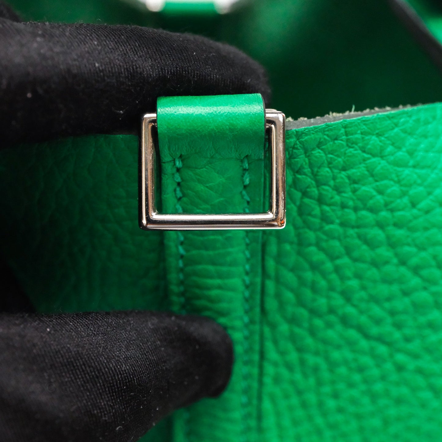 Hermès Picotin 18 Vert Jade 16 Clemence Palladium Hardware