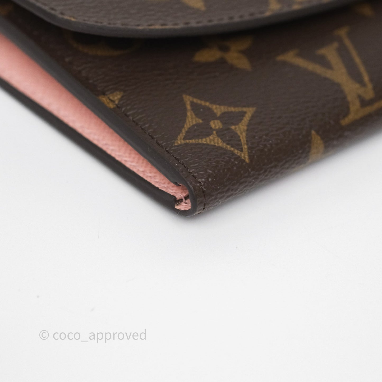 Louis Vuitton Emilie Wallet Monogram Rose Ballerine