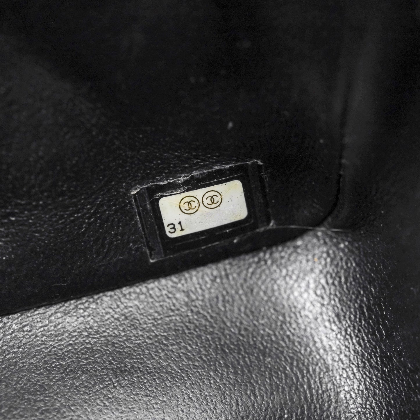 Chanel Mini Square Quilted Black Lambskin Gold Hardware