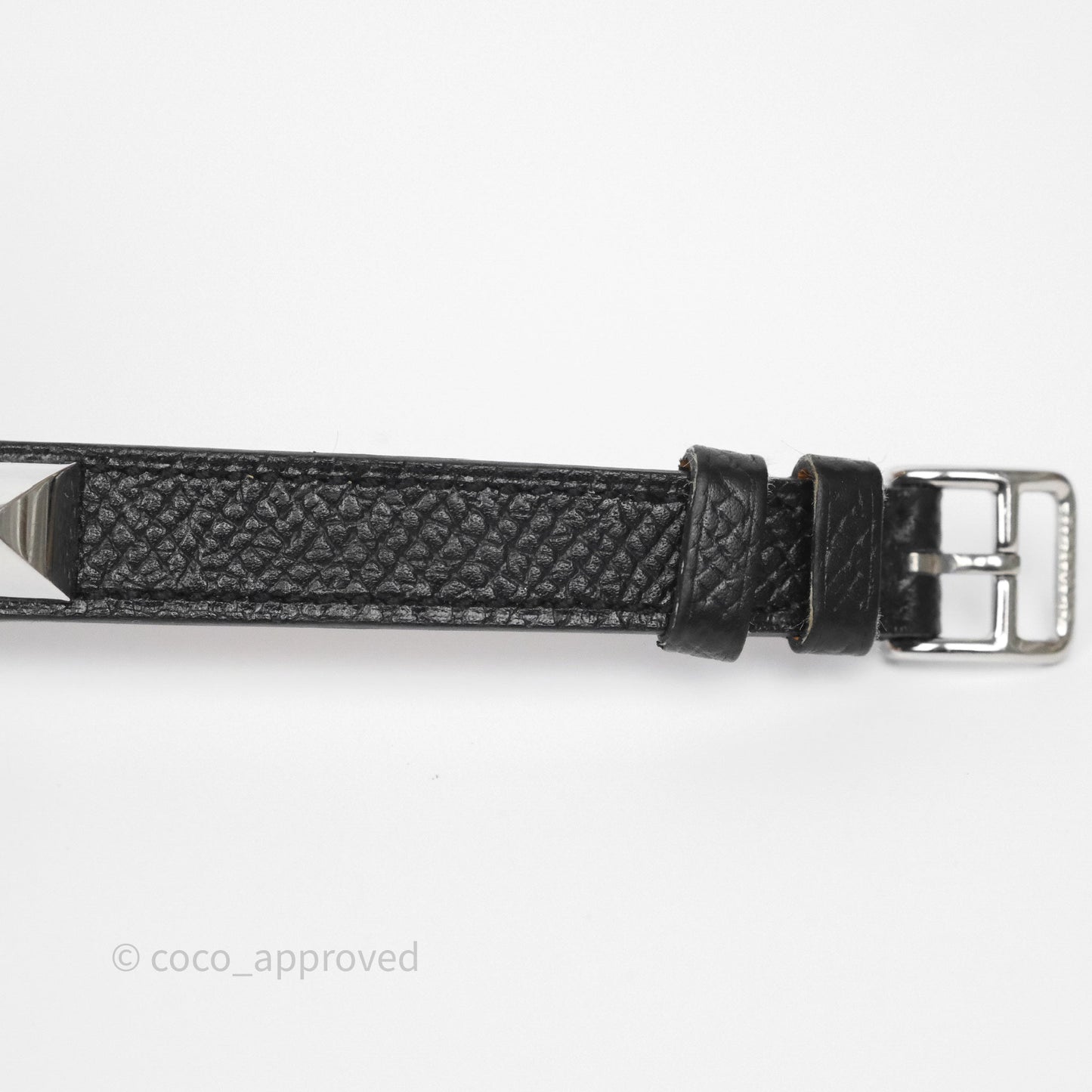 Hermes Medor Watch Mini Model Black Double Strap & Orange Strap