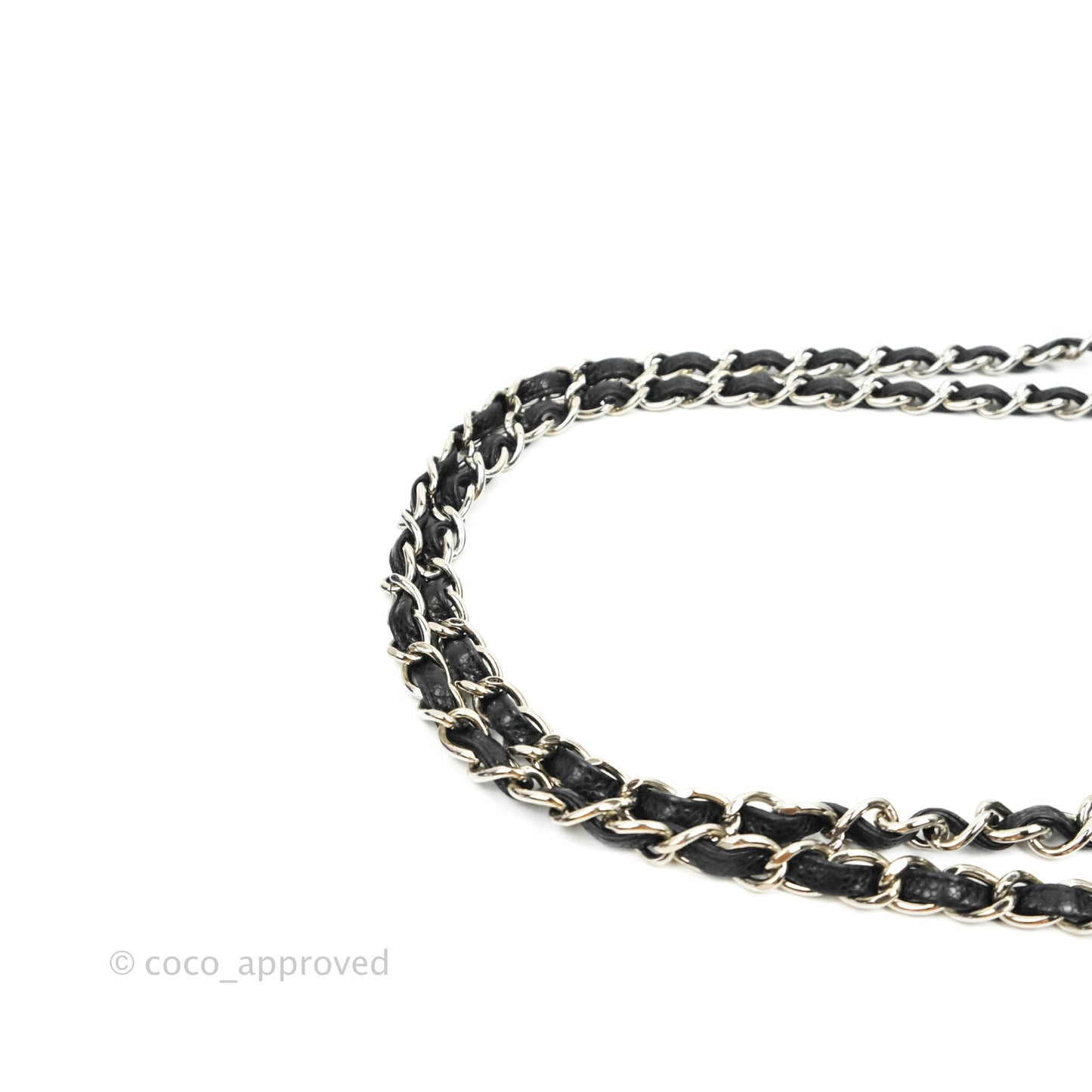 Chanel Single Flap Maxi Caviar Black Silver Hardware
