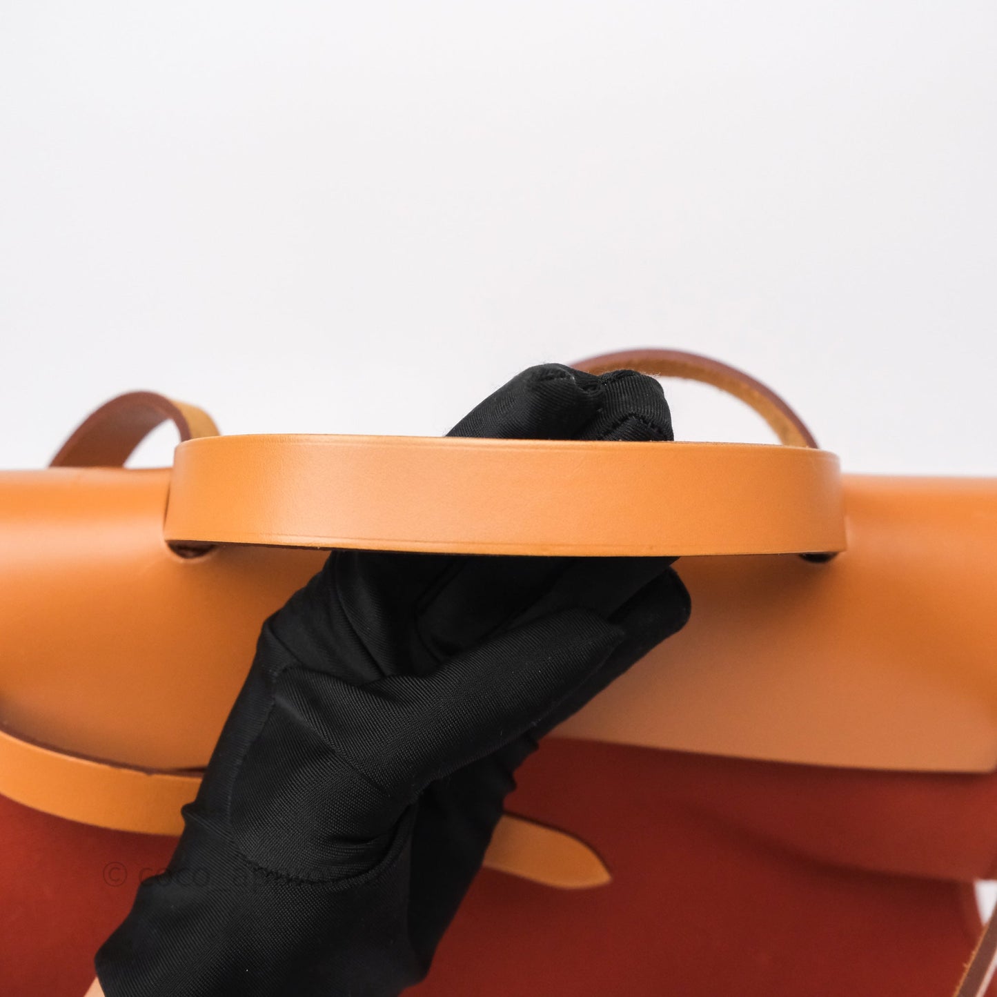 Hermès Herbag Zip 31 Cuivre Canvas Palladium Hardware