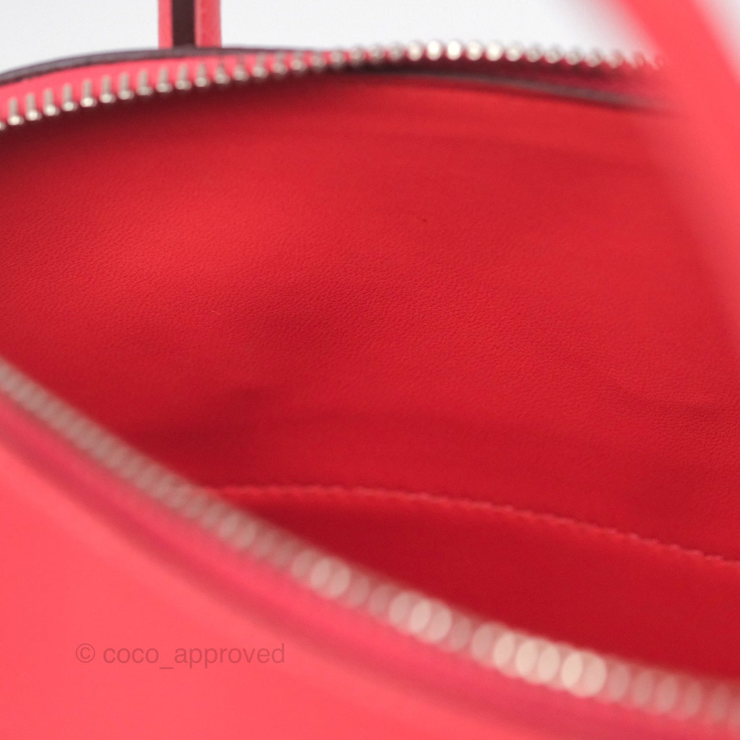 Hermès Bolide 27 Rose Jaipur T5 Epsom Palladium Hardware