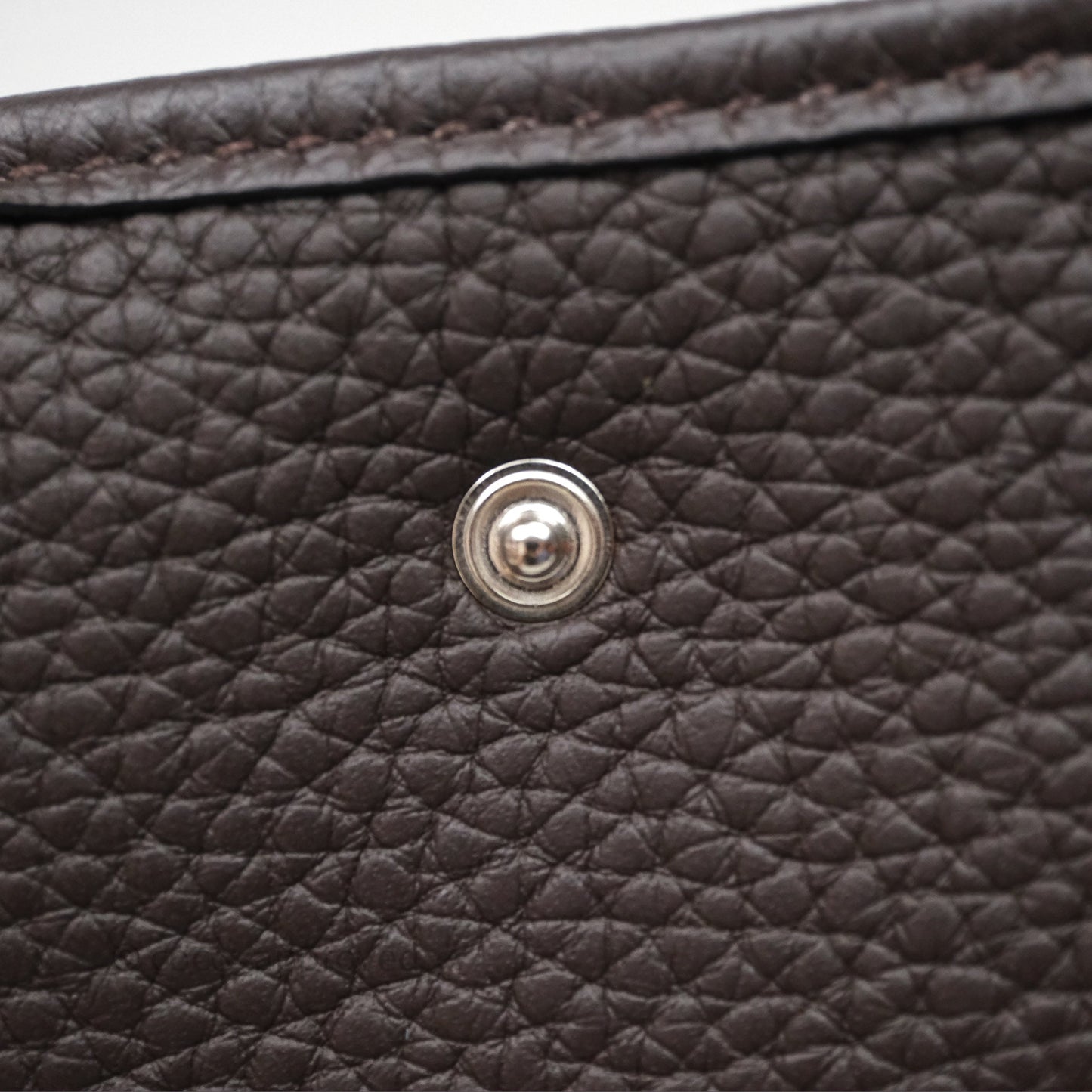 Hermès Mini Evelyne 16 Ebene 46 Clemence Sliver Hardware