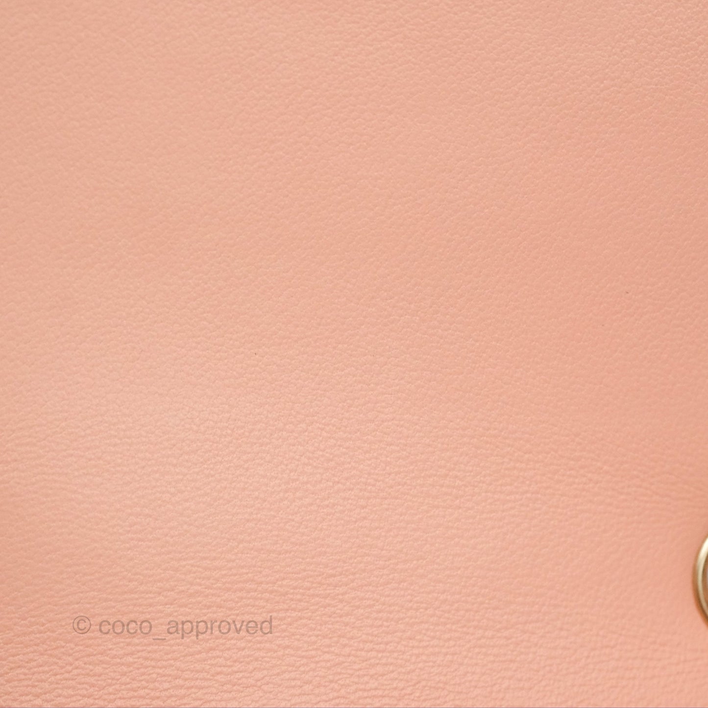 Chanel Quilted Mini Square Lambskin Light Beige Pink Gold Hardware