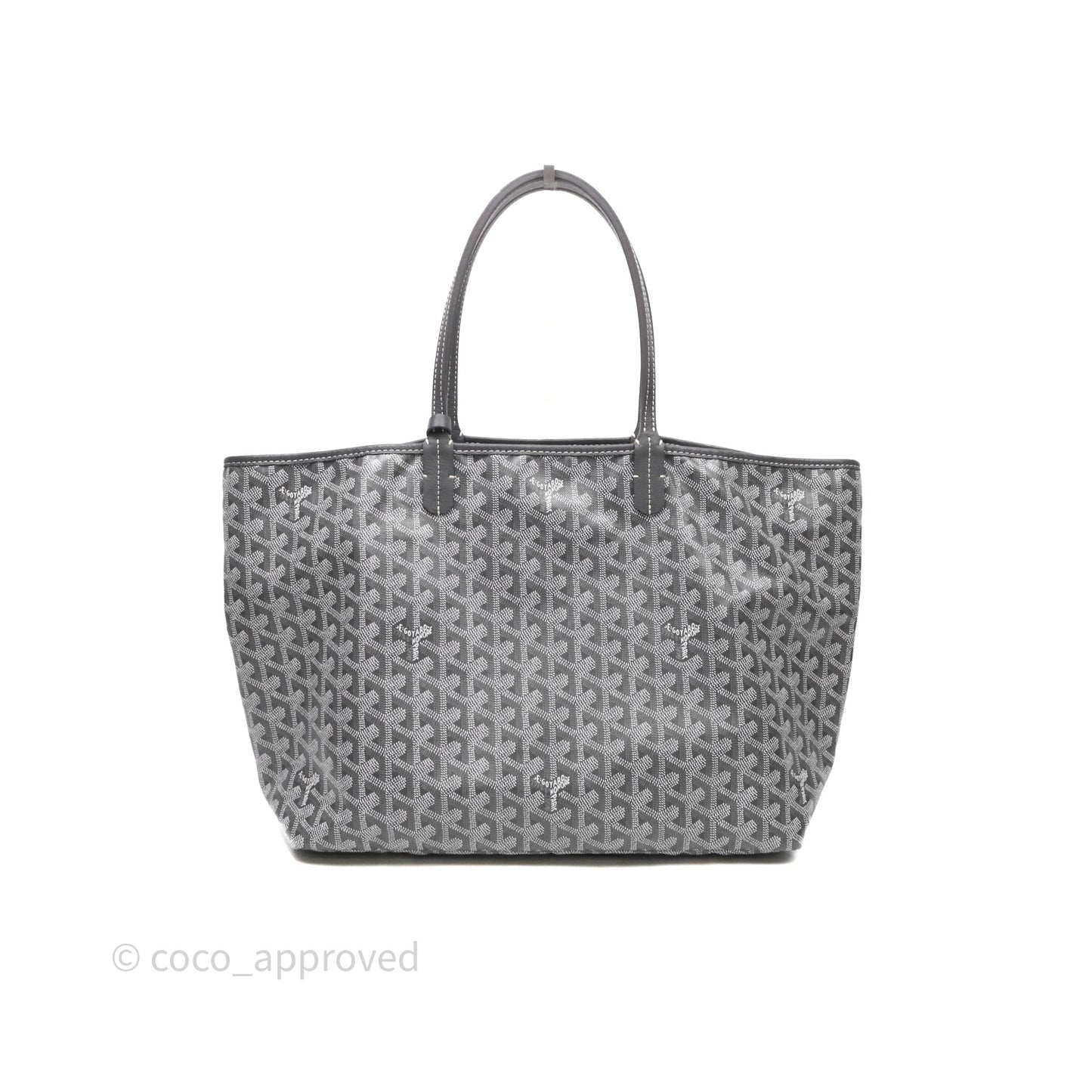Goyard St Louis Tote PM Grey