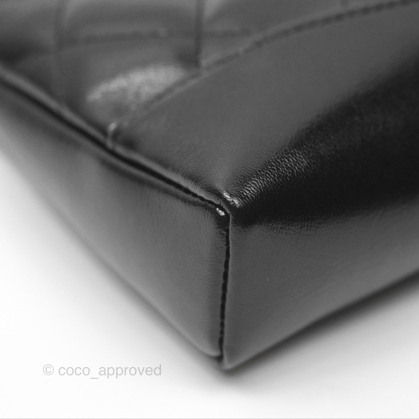Chanel Nano 31 Black Shiny Lambskin Gold Hardware