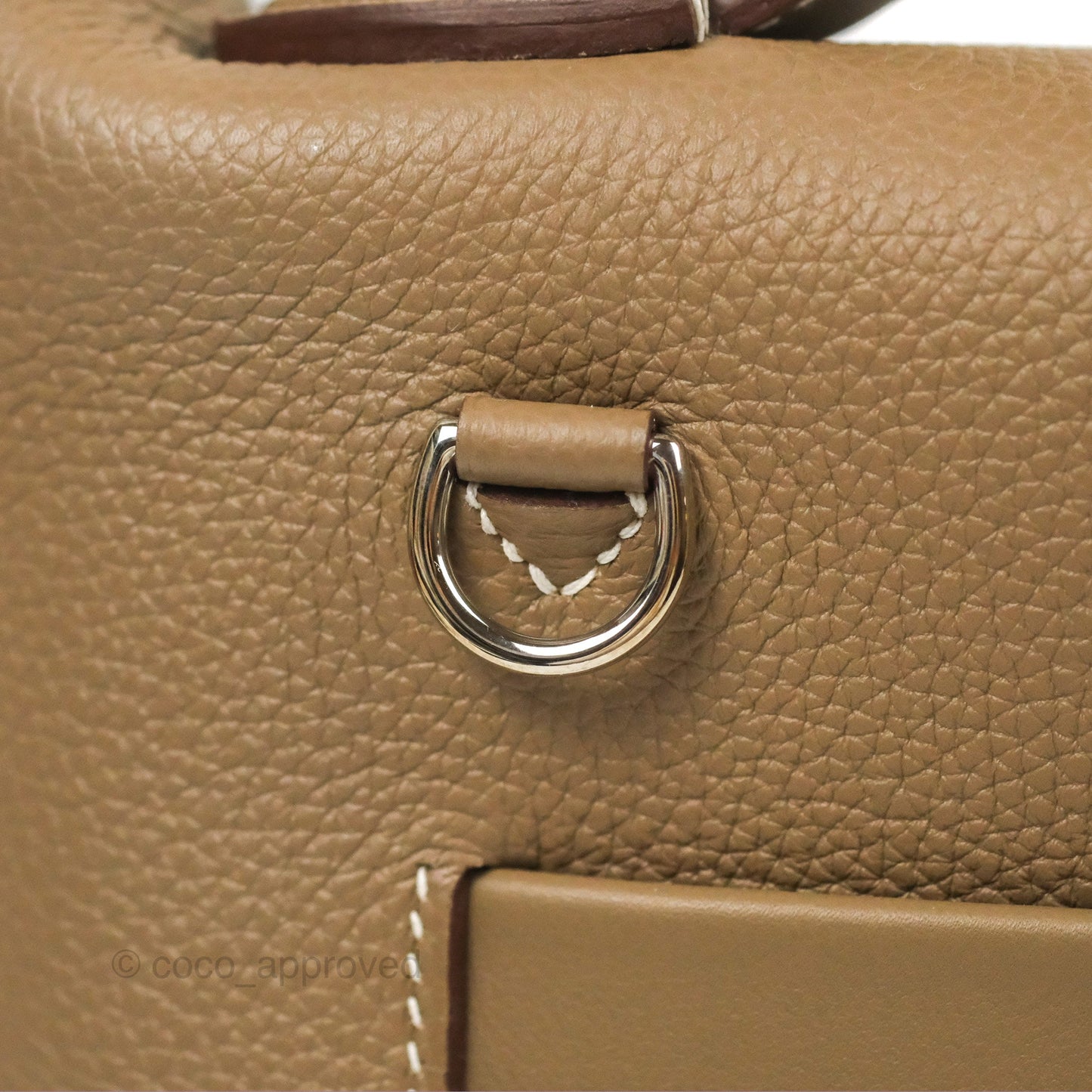 Hermès 24/24 29 Etoupe Togo Palladium Hardware