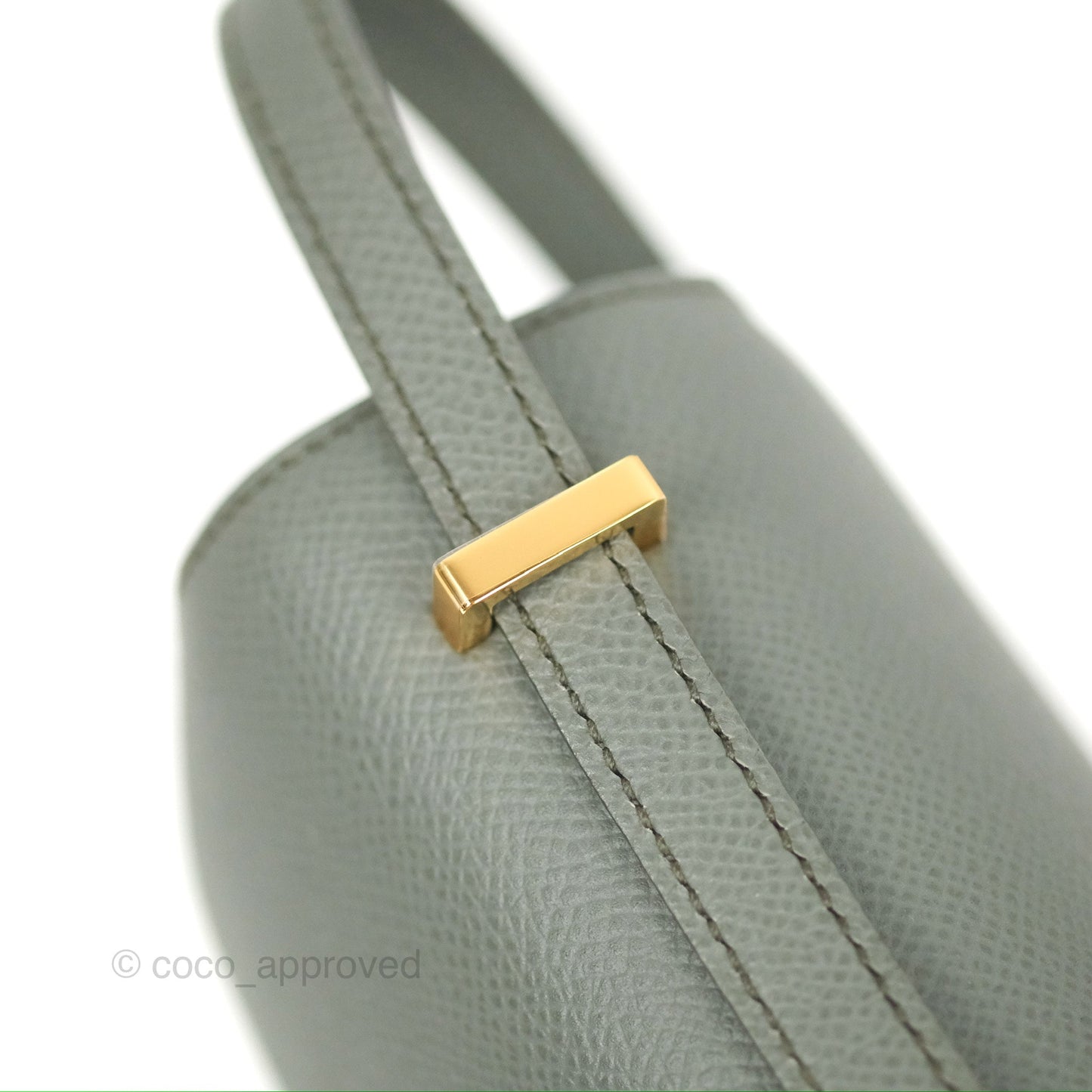 Hermès Constance Mini 18cm Vert Amande Epsom Gold Hardware