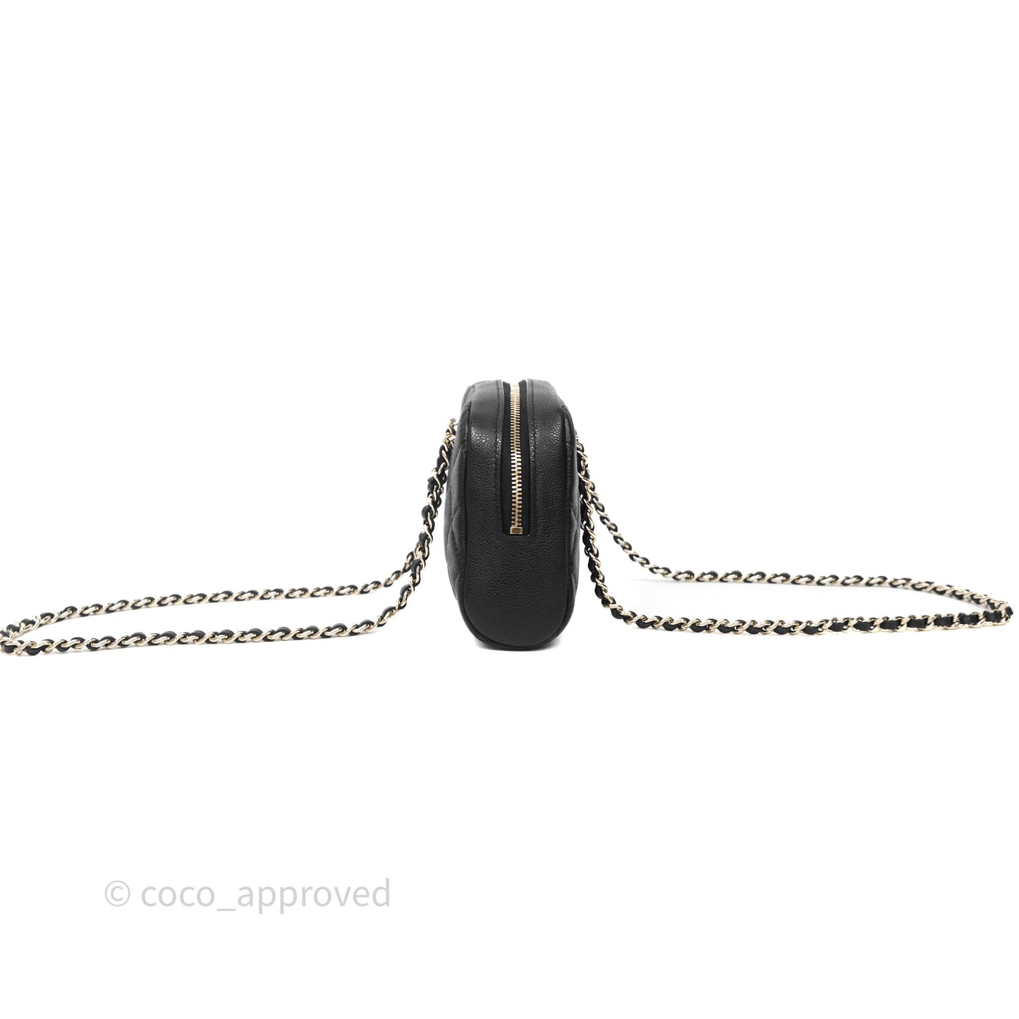 Chanel Clutch with Chain Caviar Black Gold Hardware