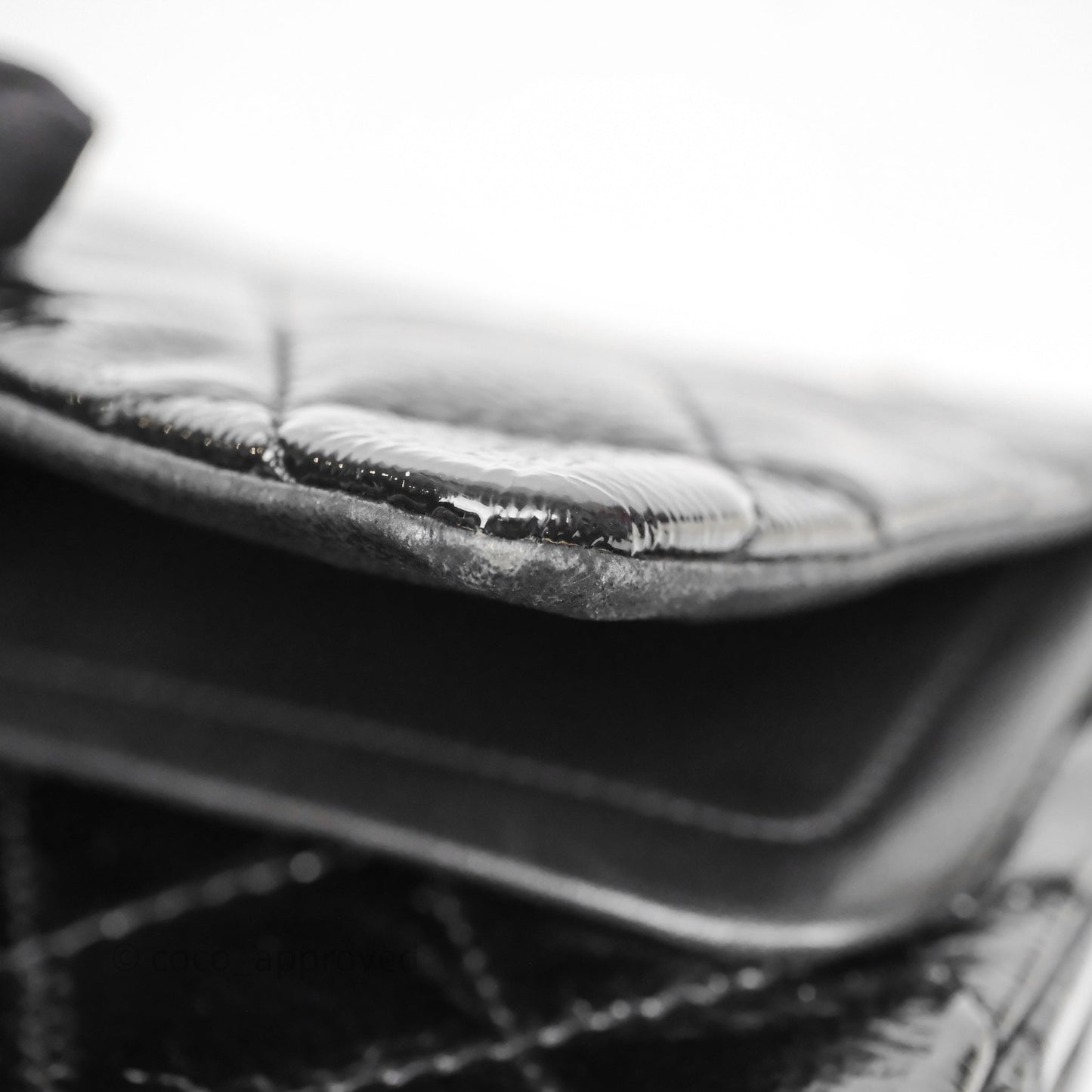 Chanel 2.55 Reissue Glazed Calfskin So Black 227 Silver Hardware