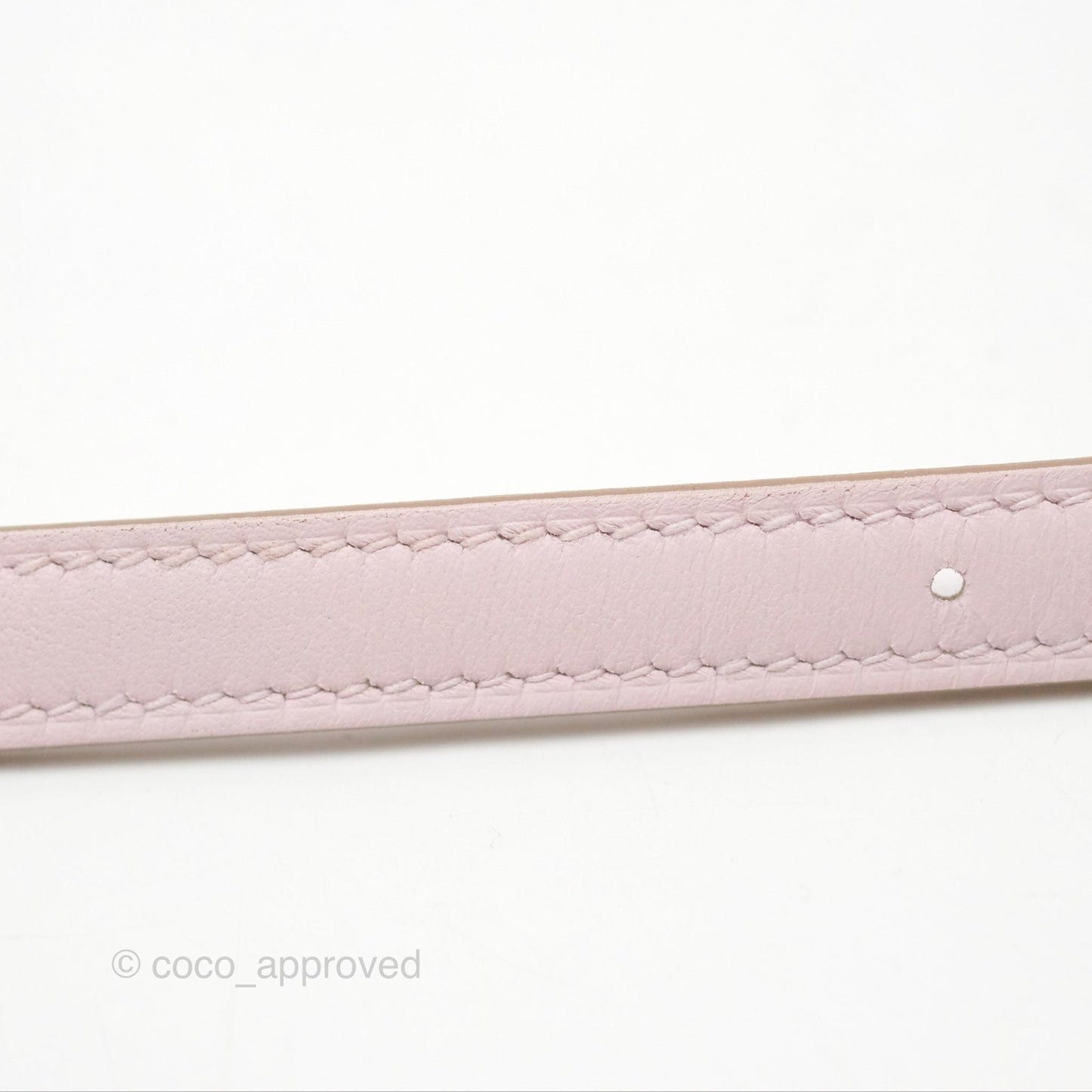 Hermès 24/24 21 Mini Mauve Pale Evercolor/Swift Palladium Hardware