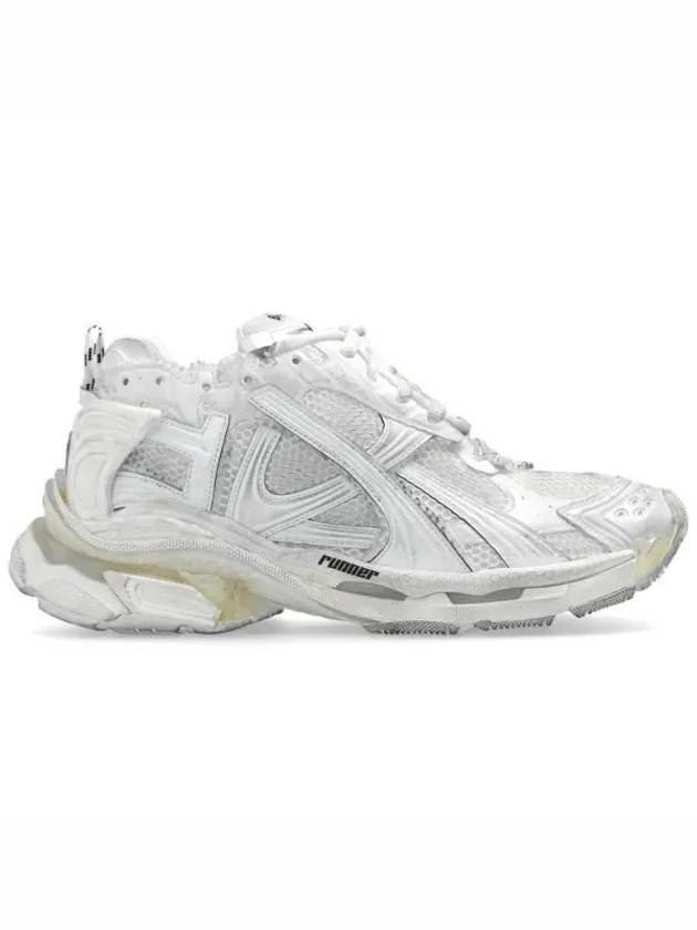 Luxury Balenciaga Runner Low Top Sneakers White
