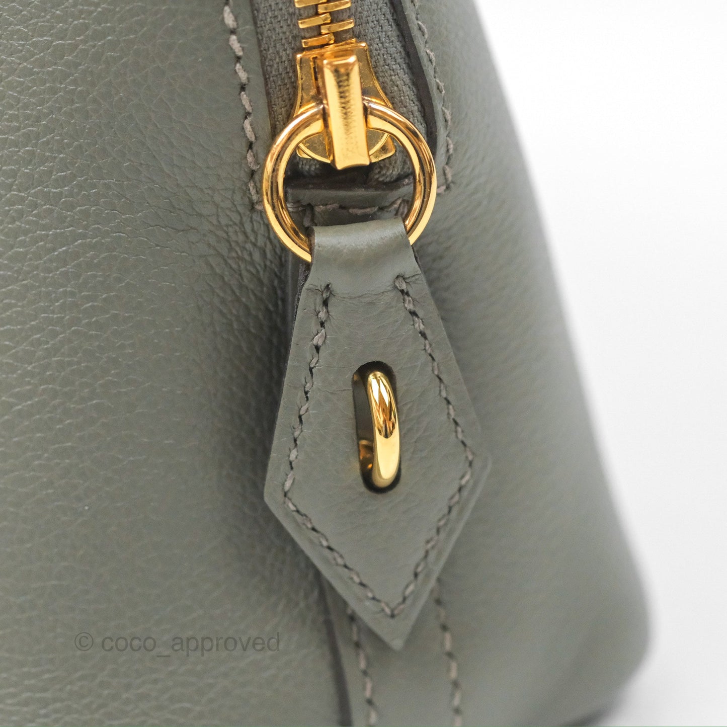 Hermès Bolide 1923 25 Gris Meyer 0L Evercolor Gold Hardware
