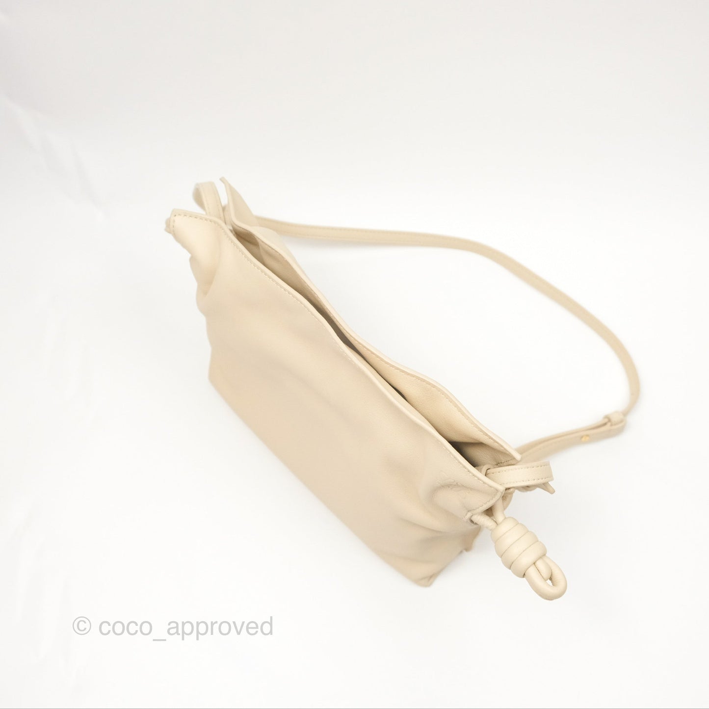 Loewe Mini Nappa Flamenco Clutch Angora