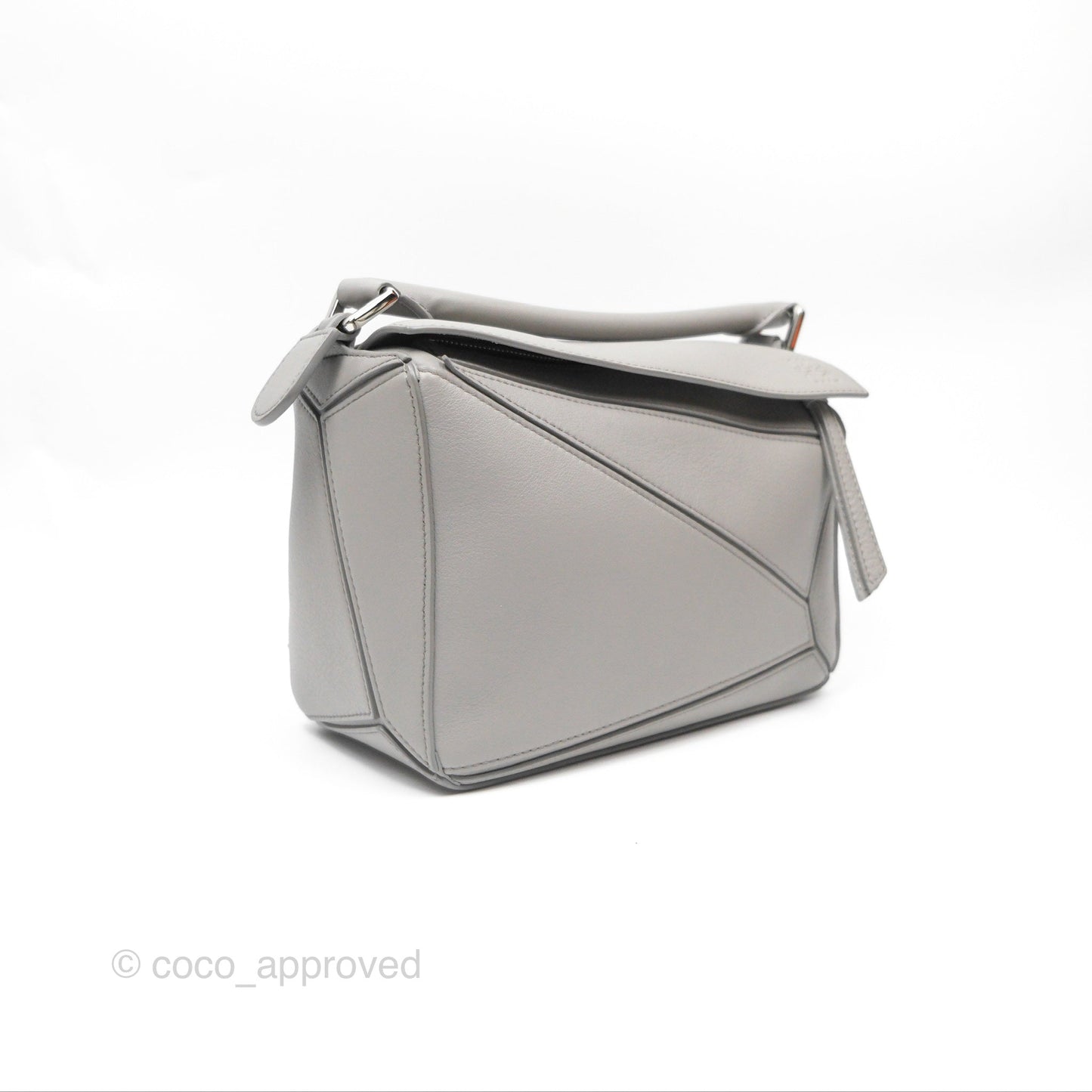 Loewe Small Puzzle Bag Grey Calfskin