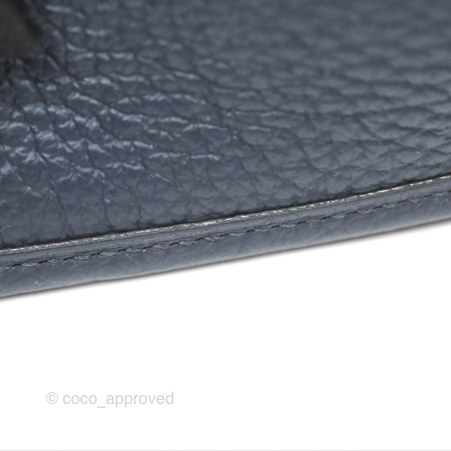Hermès Mini Evelyne 16 Bleu Nuit 2Z Clemence Gold Hardware