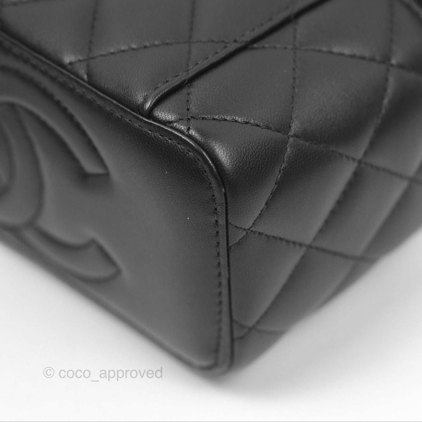 Chanel Ball Crush Vanity with Chain Black Lambskin Gold Hardware