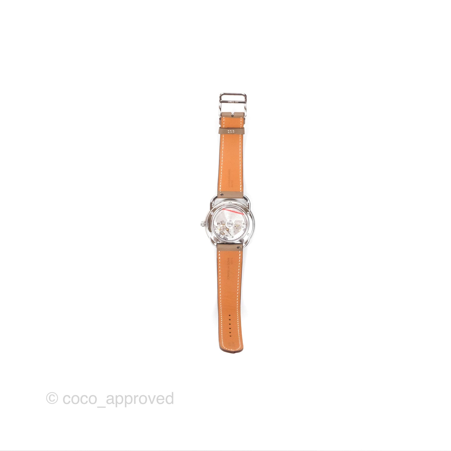 Hermès Montre Arceau Watch 40mm Etoupe Palladium Hardware
