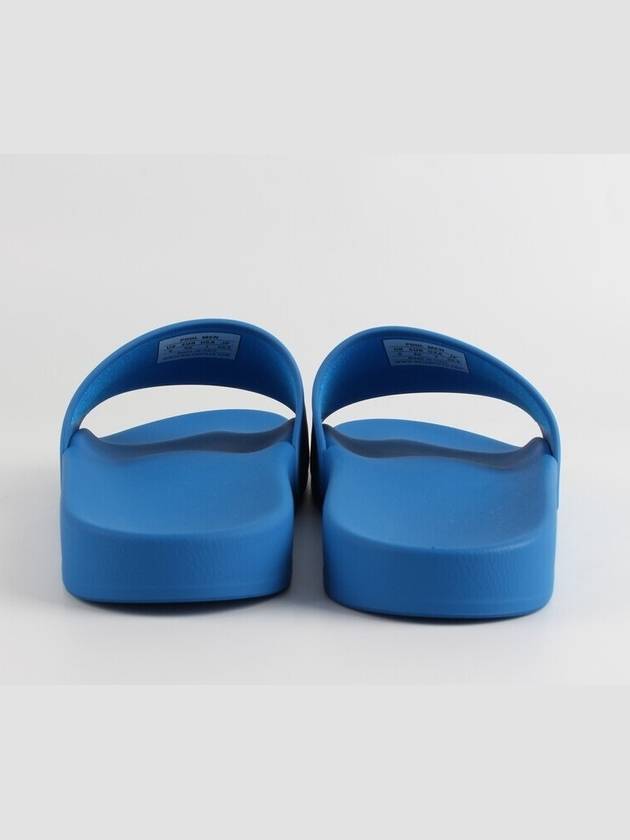 Luxury Balenciaga logo slippers blue 40 250