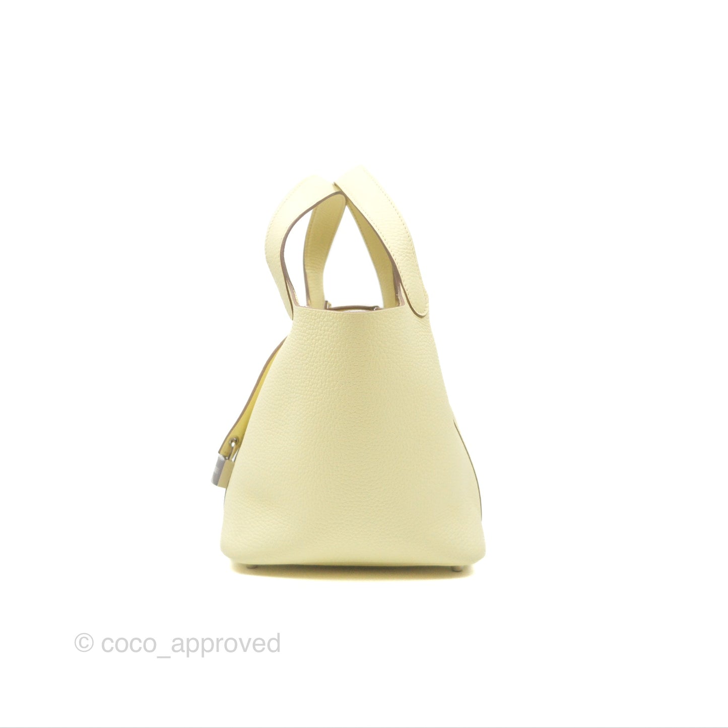 Hermès Picotin Lock 18 Jaune Milton I8 Clemence Palladium Hardware