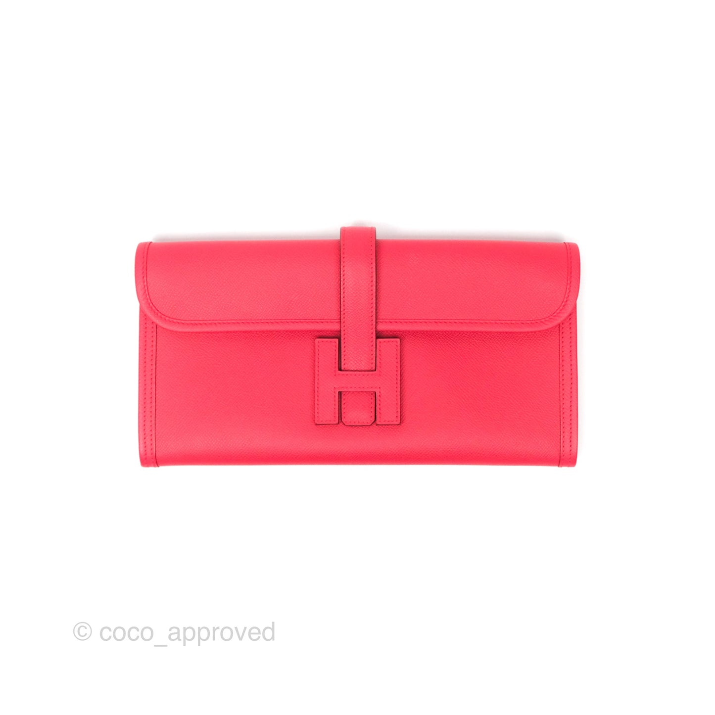 Hermès Jige Elan 29 Clutch Bougainville Epsom